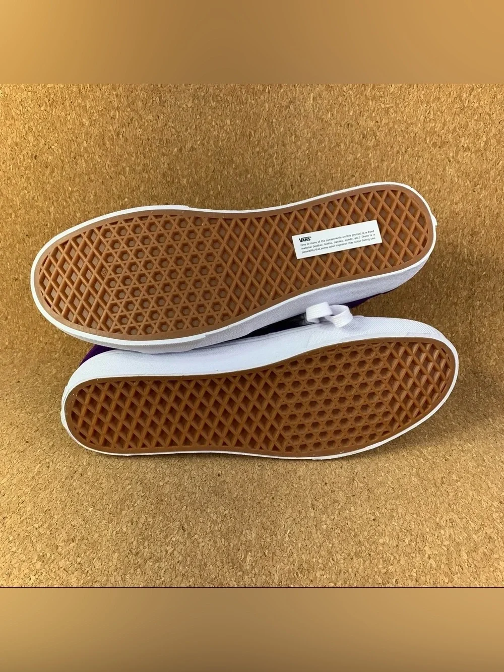 Vans Purple Suede Sk8-Hi Sneakers with White Stripe